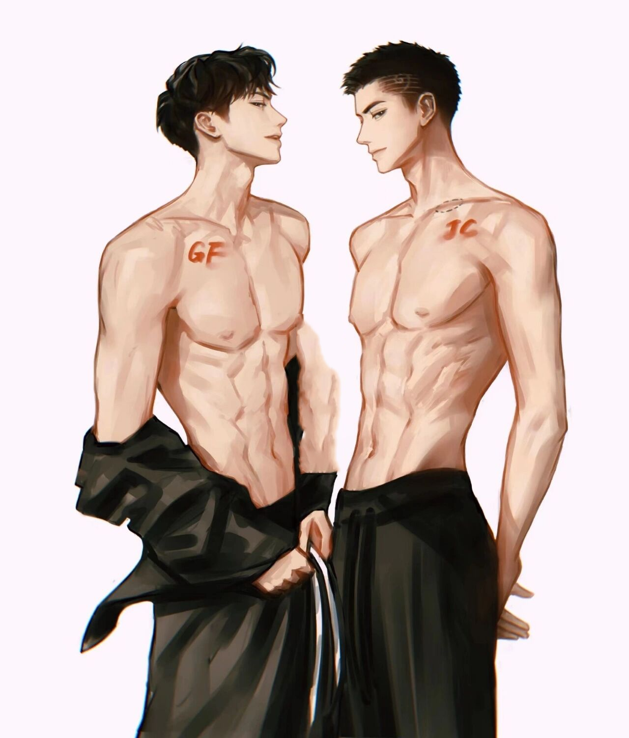 蒋丞 顾飞 每日一问 大家喜欢他们穿衣服还是 画师  你滴尘头