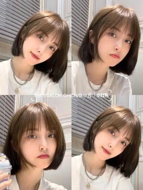 大型真香现场 越看越好看的短发这款发型百搭耐看圆脸女生也可以尝试