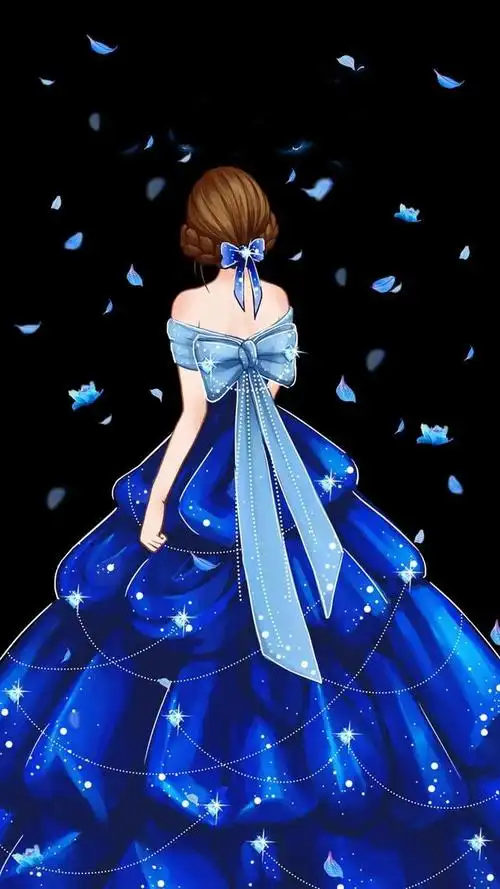 2022流行新年头像壁纸女生(2022新年唯美女生手绘背影壁纸)(21)