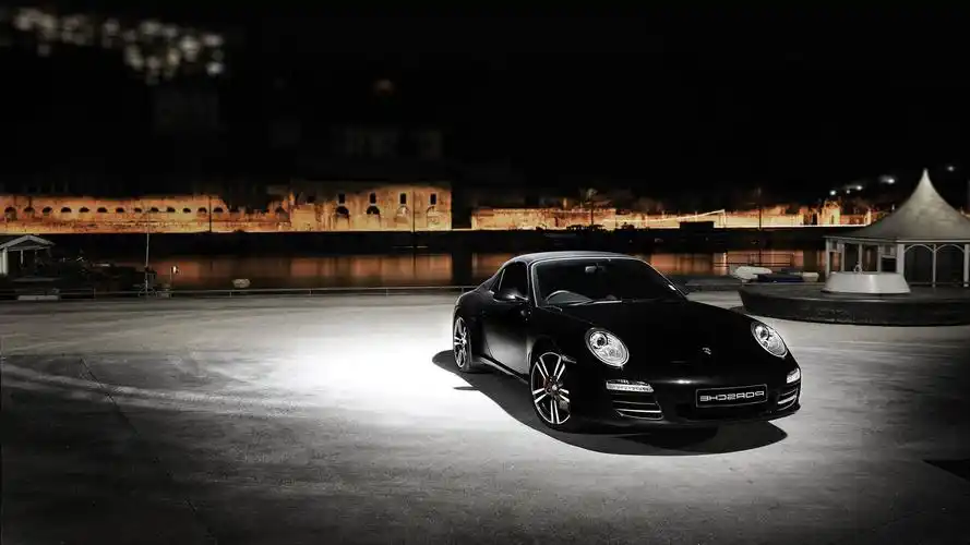黑色保时捷911桌面壁纸
