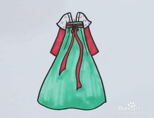 古装裙子怎么画