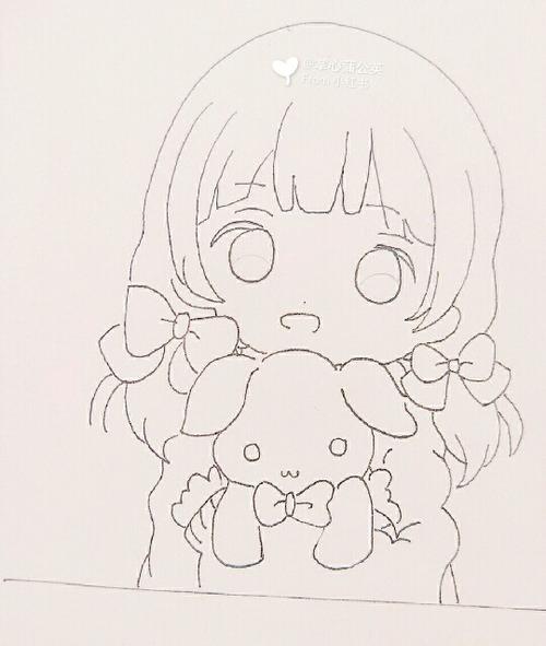 女生q版动漫简笔画