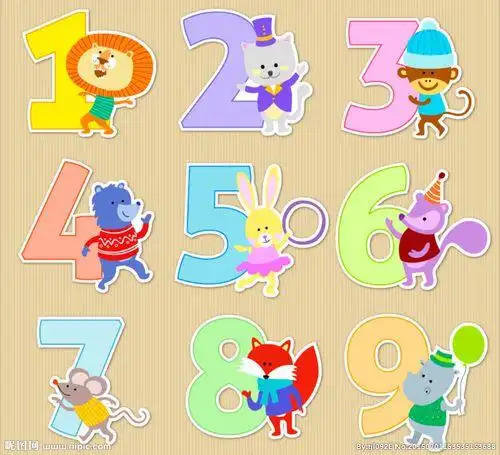 简笔画数字1到10图片数字1到10的简笔画