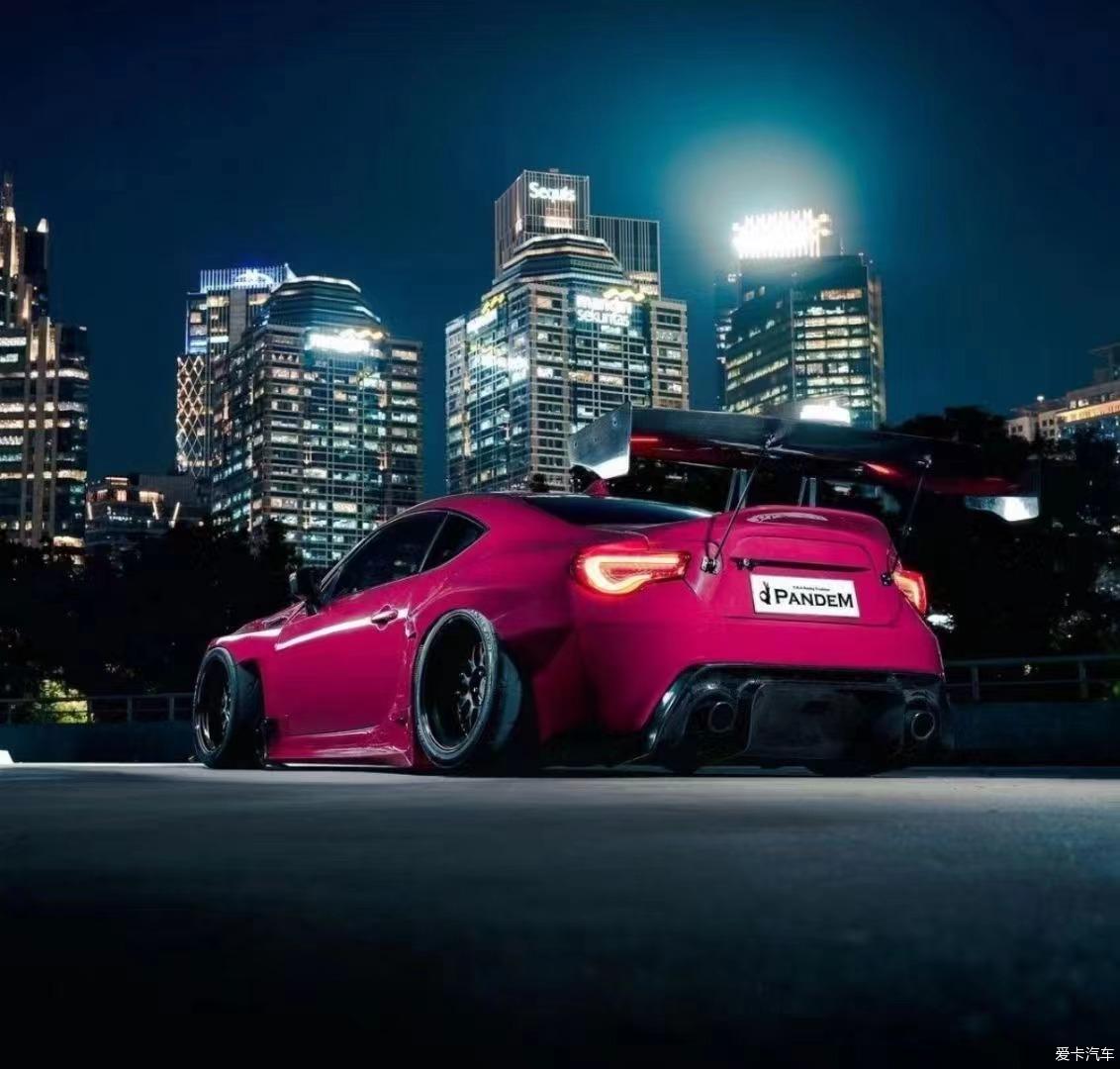 丰田86改装airbft气动低趴宽体姿态-爱卡汽车网论坛