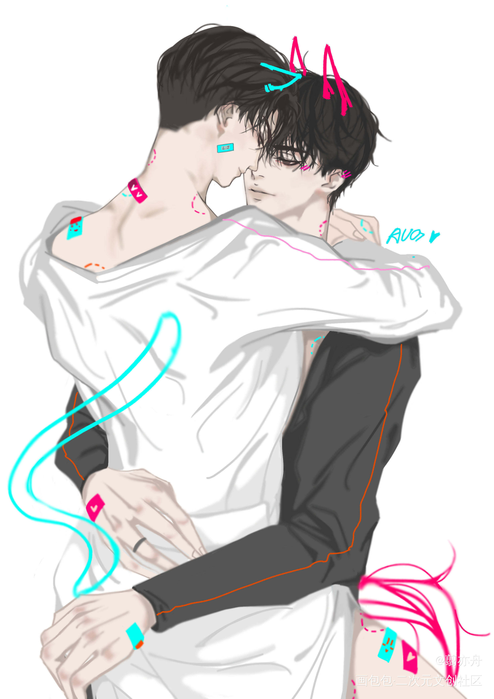 李简_以昼亦舟的绘画作品_画包包