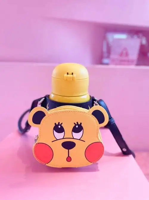 小熊图案杯具熊保温杯