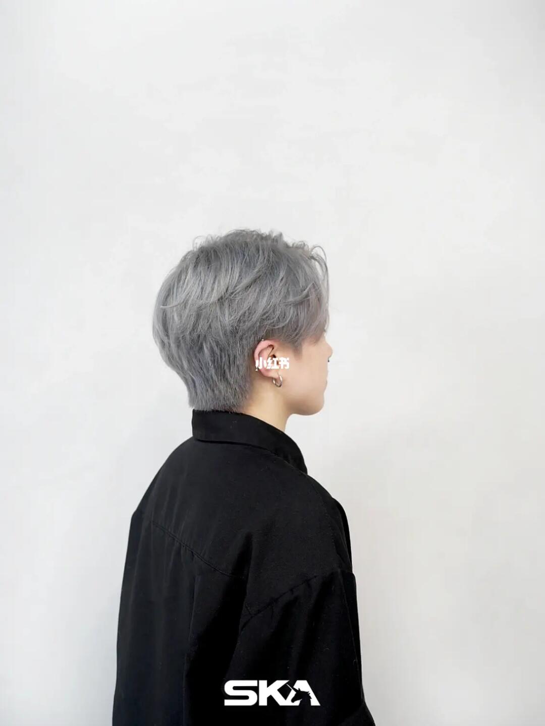 ska 发色分享银灰发色漂两次发色#发色分享  #波