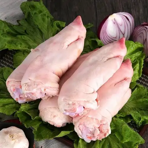 猪脚新鲜猪蹄整只带筋猪前蹄生猪爪子冷冻生鲜猪脚4斤67两左右一只