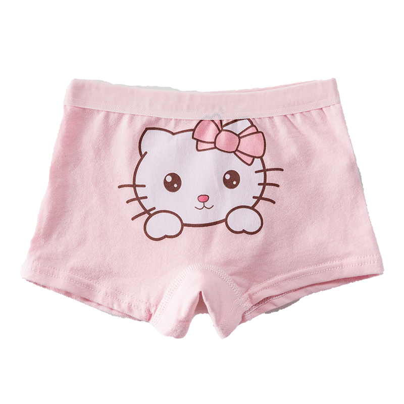 纯棉女童内裤平角1宝宝2小童3女孩5婴儿幼儿6儿童四角短裤全棉8岁