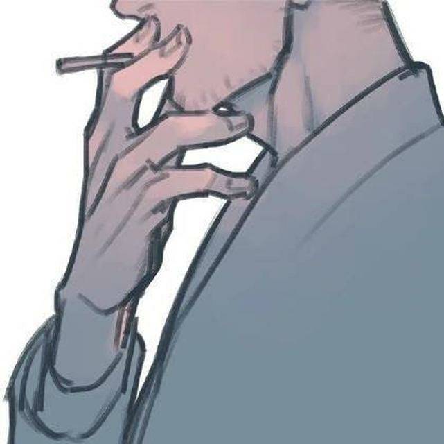 求这张吸烟男头像原图啊,跪求必有重谢