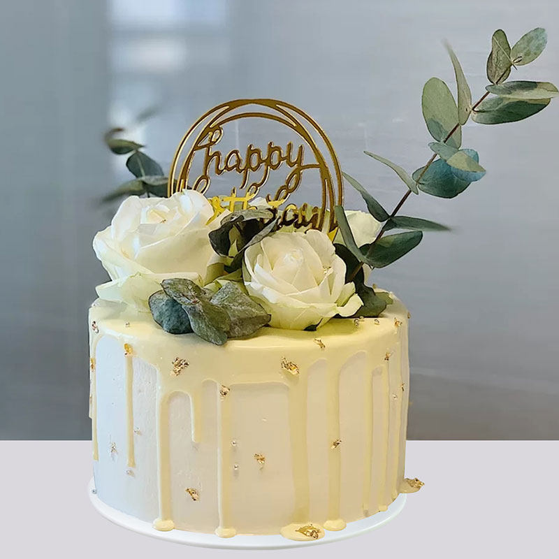 仿真蛋糕模型2021新款网红鲜花花卉女神流行塑胶样品定制橱窗道具