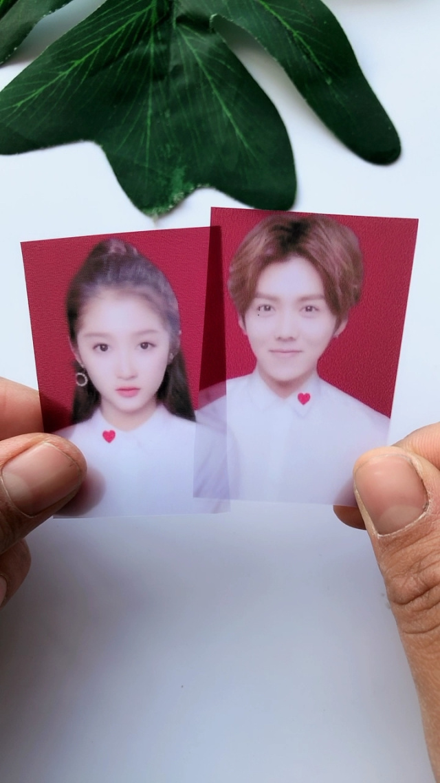 关晓彤鹿晗,照片合起来以后,就是他们未来宝宝出生的样子