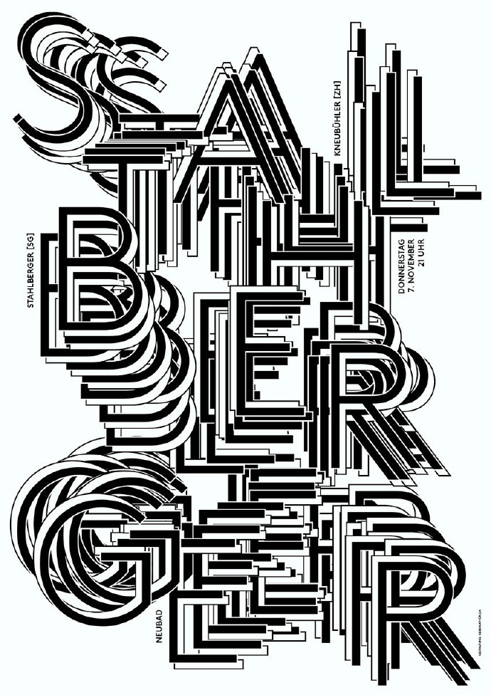 瑞士设计师samsteiner创意海报设计欣赏