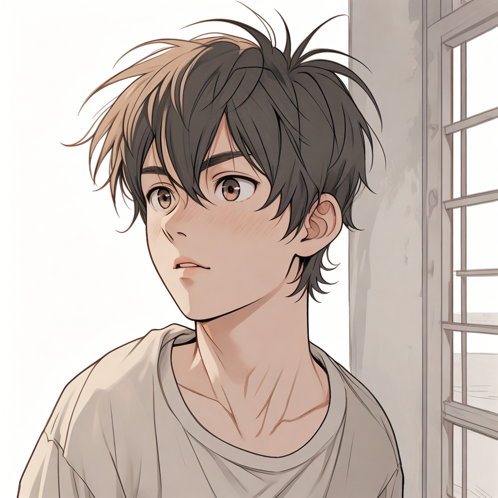 90慵懒冷淡风男生动漫头像96 今天给大家带来一组慵懒且带有冷淡