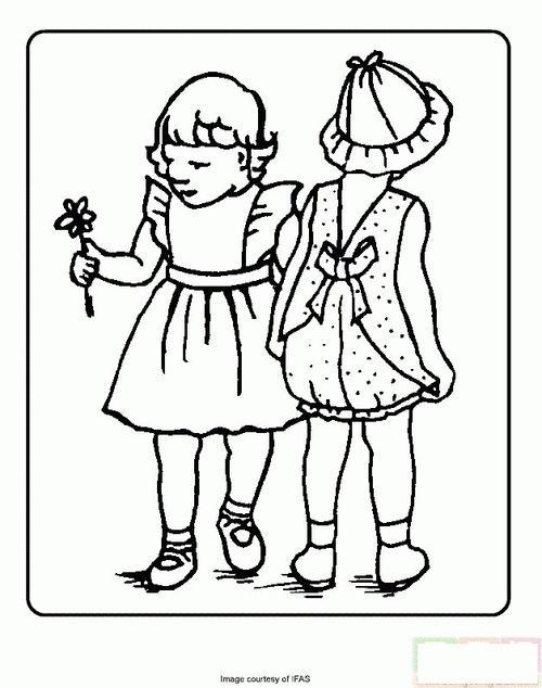 小孩怎么画简笔画背面