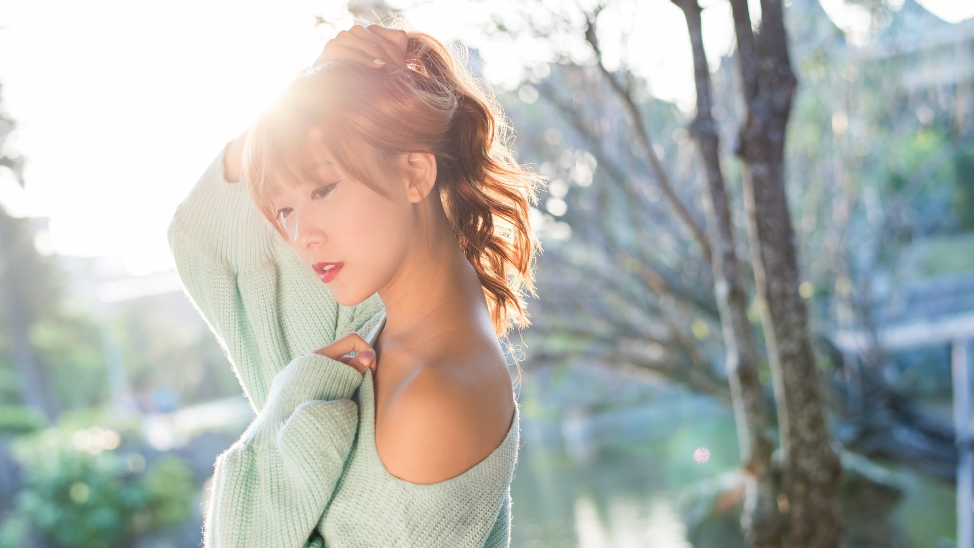 文艺美女壁纸334