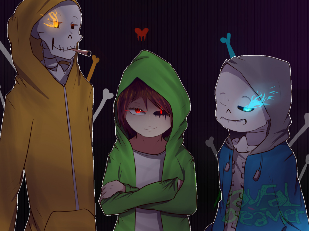 传说之下2设精美人物图包三重审判篇