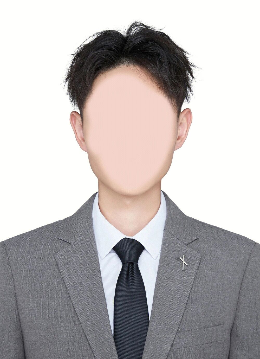 帅气男生证件照模版～9315帮修 不管是简历照,驾驶证照,报名考试