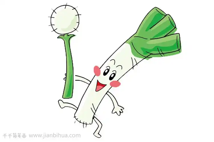 简单的大葱简笔画图片大全