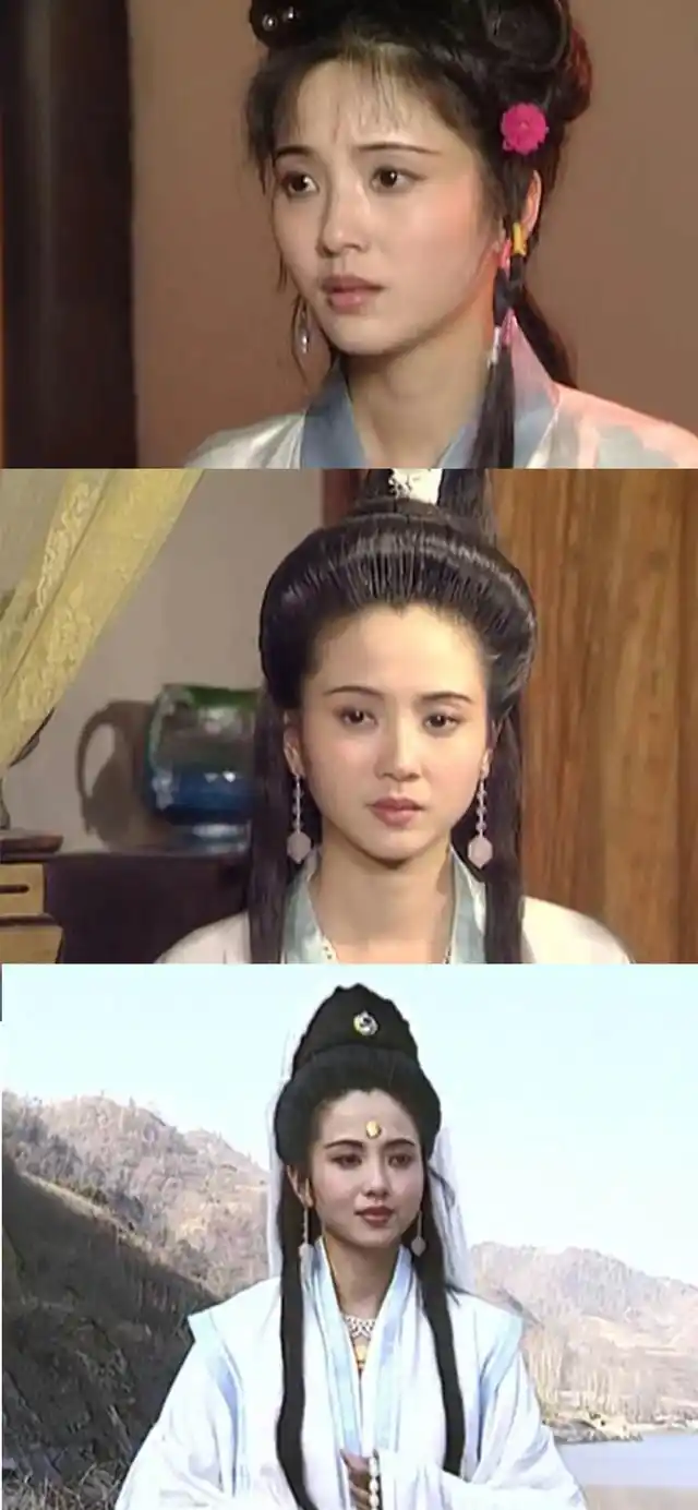 陶慧敏在剧中展现了九个不同造型,从早期的妙善公主到后期的观音大士