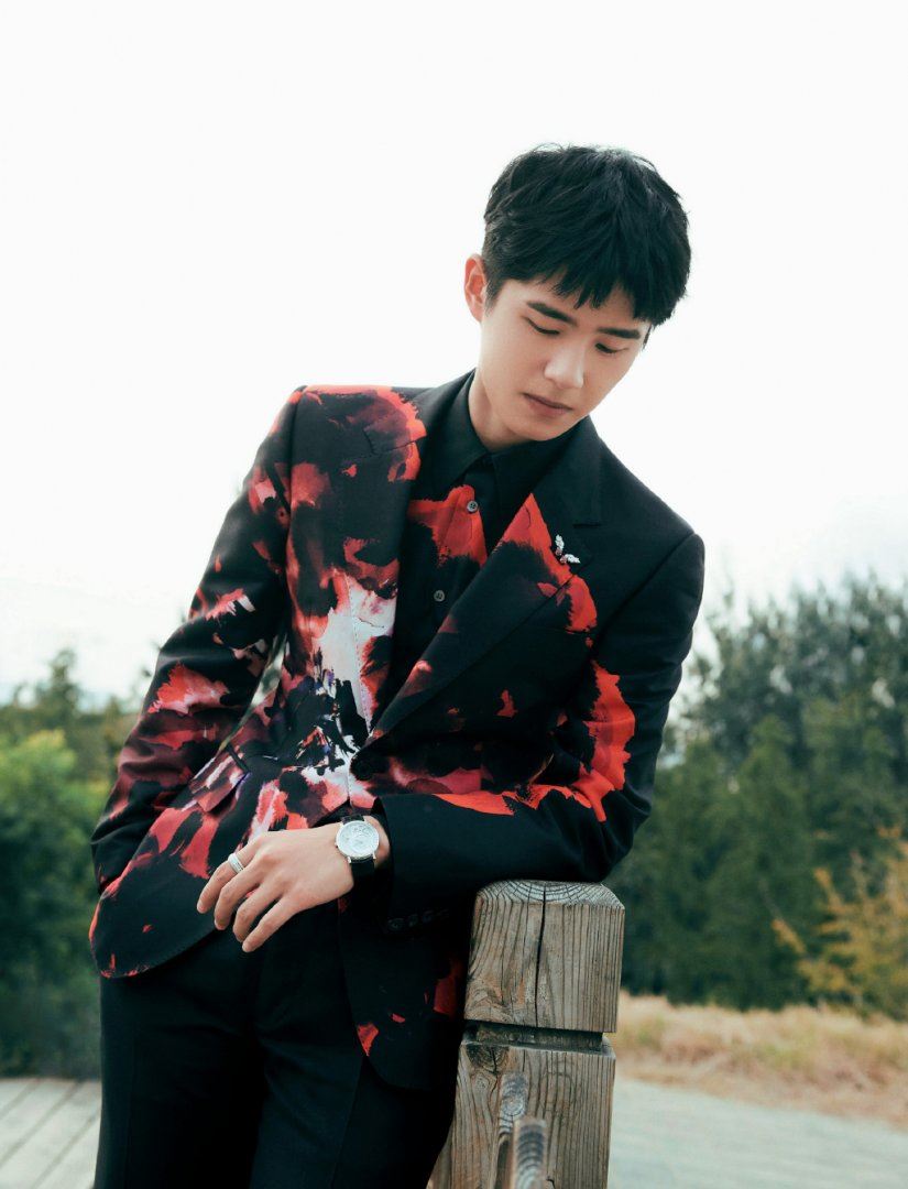 刘昊然图片,印花西装图片,帅气图片,写真图片相关的明星图片,就上可爱