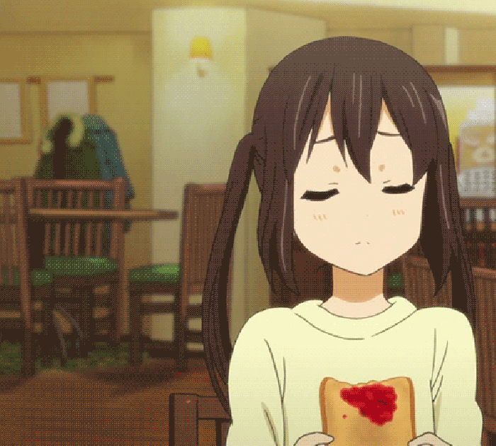 阿梓喵 轻音少女早餐二次元gif动图_动态图_表情包下载_soogif