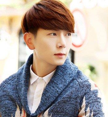 男生冬季短发发型设计 帅气的斜庞克发型的设计-好发型