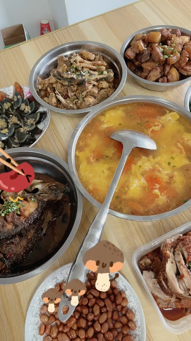 端午节丰富的晚餐999999