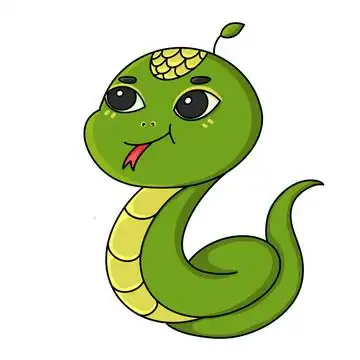 十二生肖卡通蛇图片