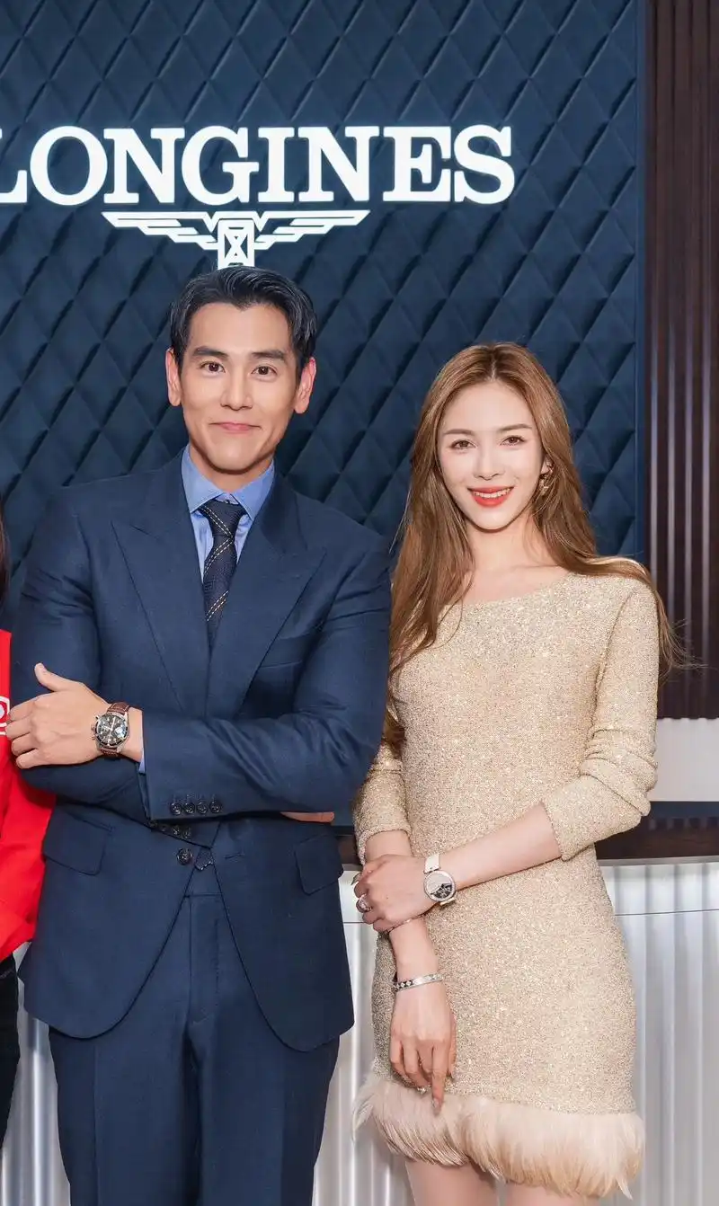 昨天参加的浪琴周年庆活动,和彭于晏的合照.#彭于晏 #霸道总 - 抖音