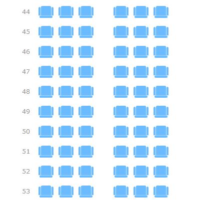 第一次做飞机,737-800东方航空,我想选择一个靠窗的位置,不要遮住视线