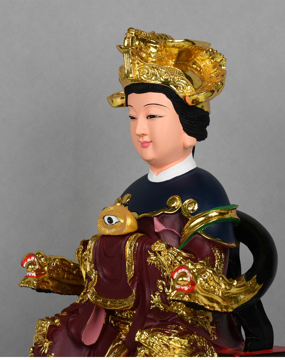 树脂眼光娘娘像 眼王奶奶 眼睛圣母惠照明目元君神像道教女神摆件
