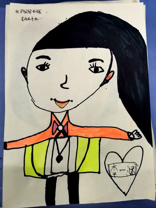 三实幼儿园大二班 画一画我的女神妈妈