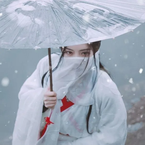 古风:我撑伞在石桥上等你