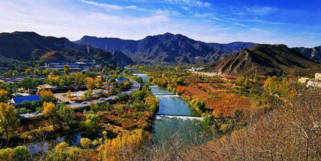 小诗:门头沟永定河秋景