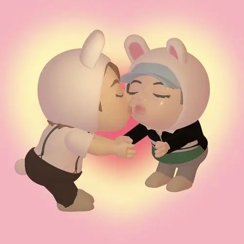 无语拍到两只兔子在街上亲嘴