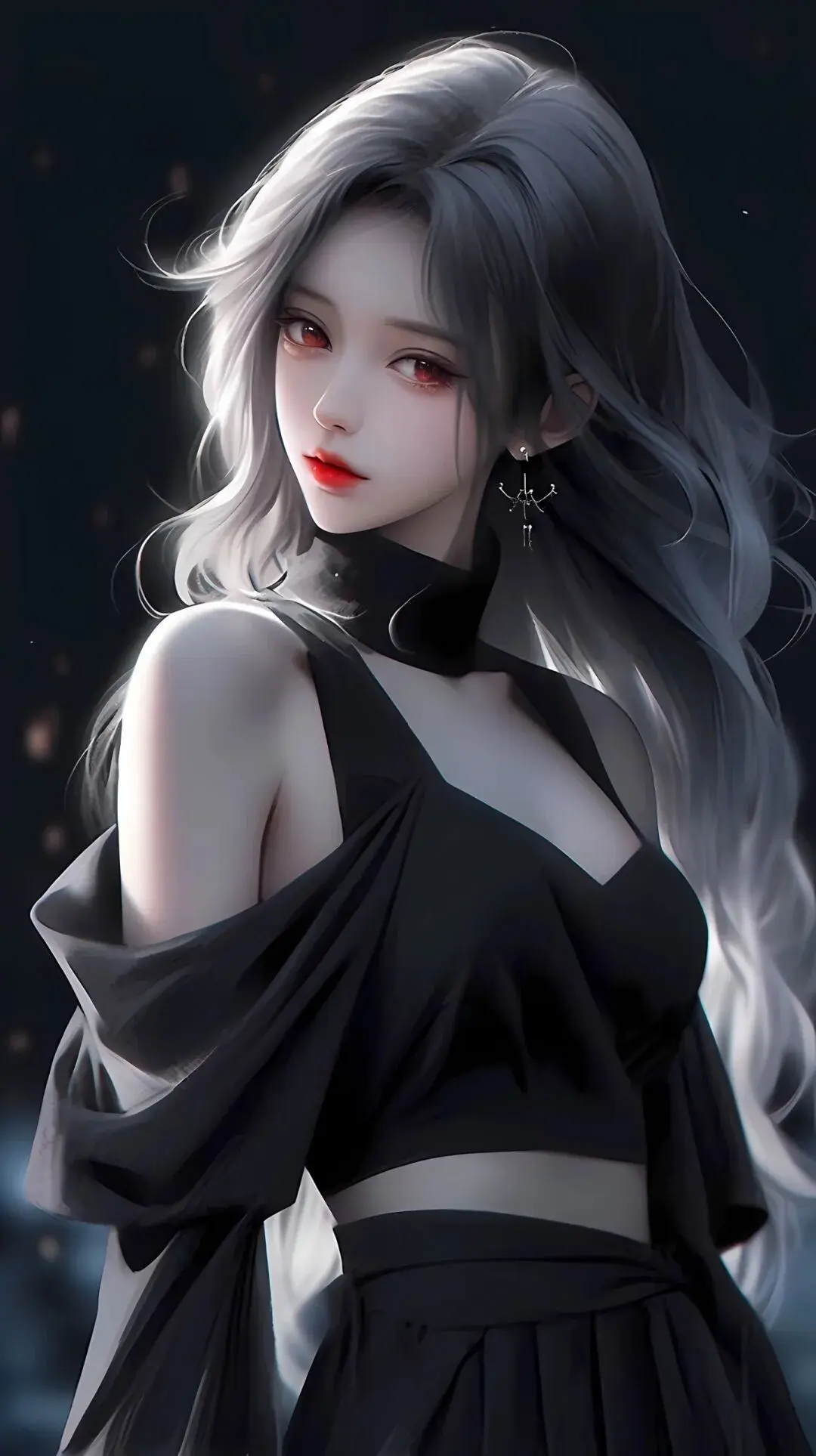 黑暗系女生头像,充满神秘感