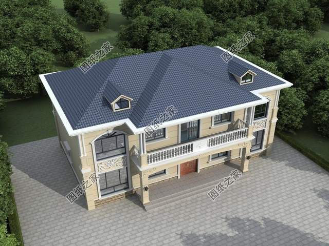 农村二层别墅设计,建的最多的户型,喜欢的收藏_盖房知识_图纸之家