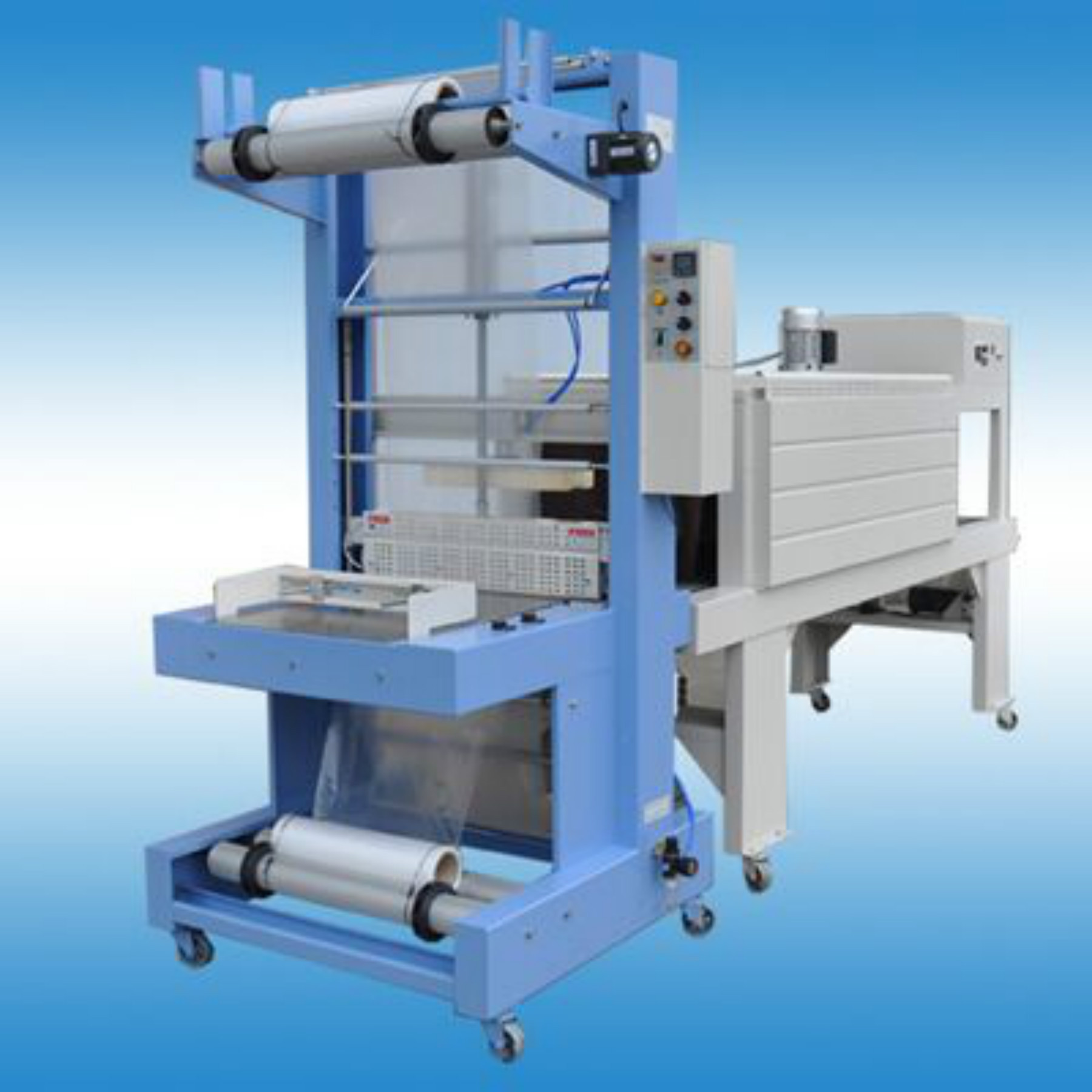 袖口式pe膜塑封机 啤酒打包整齐紧固 环保热收缩膜包装机