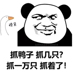 最近很火的「抓鸭子」是什么梗?表情包来了~_花在抖