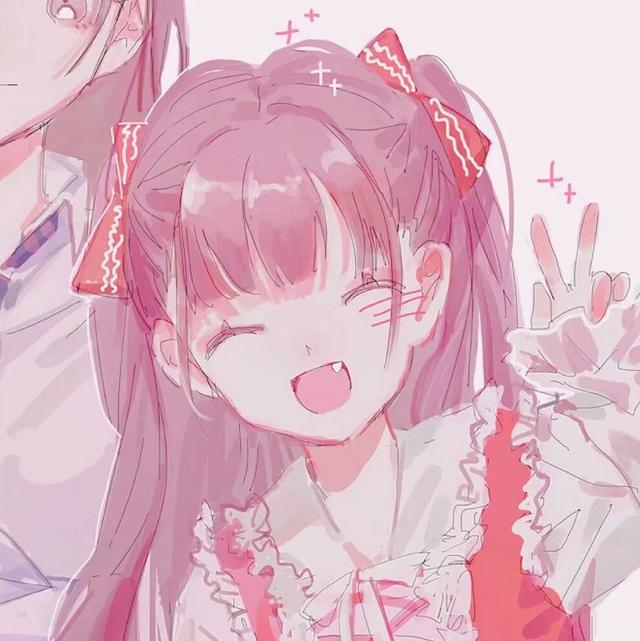 快来领取,超可爱双人闺蜜头像.姐妹一起美美滴!