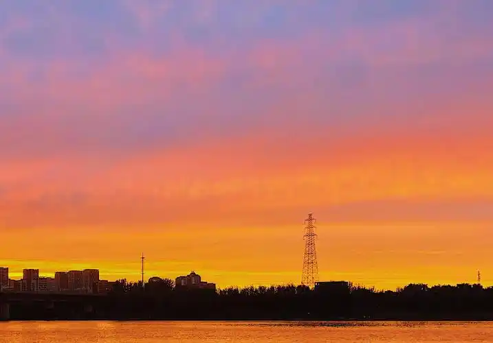 最迷人的晚霞景色