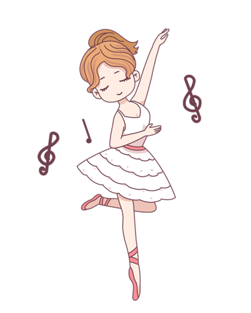 芭蕾女孩简笔画舞蹈女孩简笔画学习跳舞男孩矢量图跳舞培训班女孩矢量