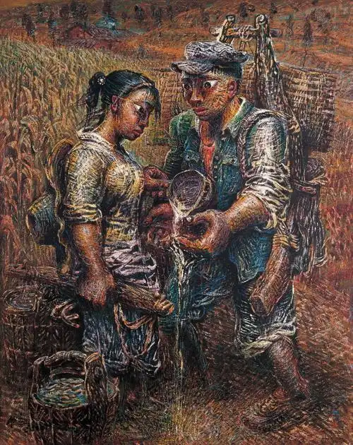 罗中立作品欣赏