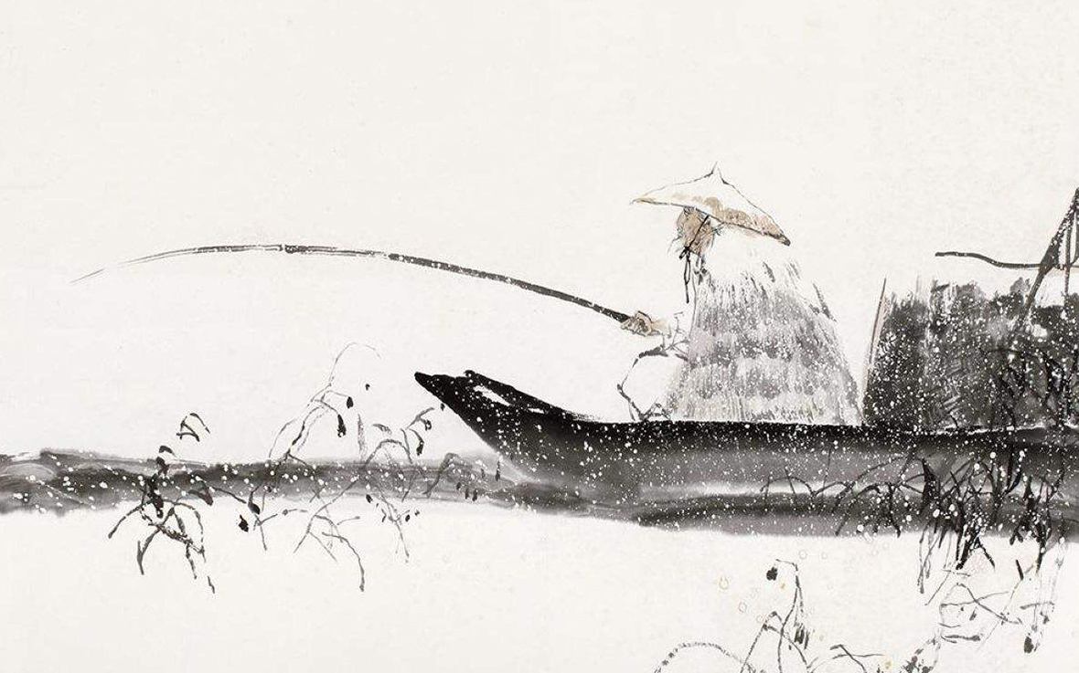 今日有诗云:千山鸟飞绝,万径人踪灭,孤舟蓑笠翁,独钓寒江雪