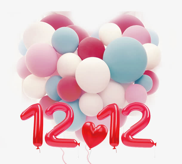 关键词 : 彩色气球,数字12,爱心,红色,双十二免费[声明] 觅元素所有