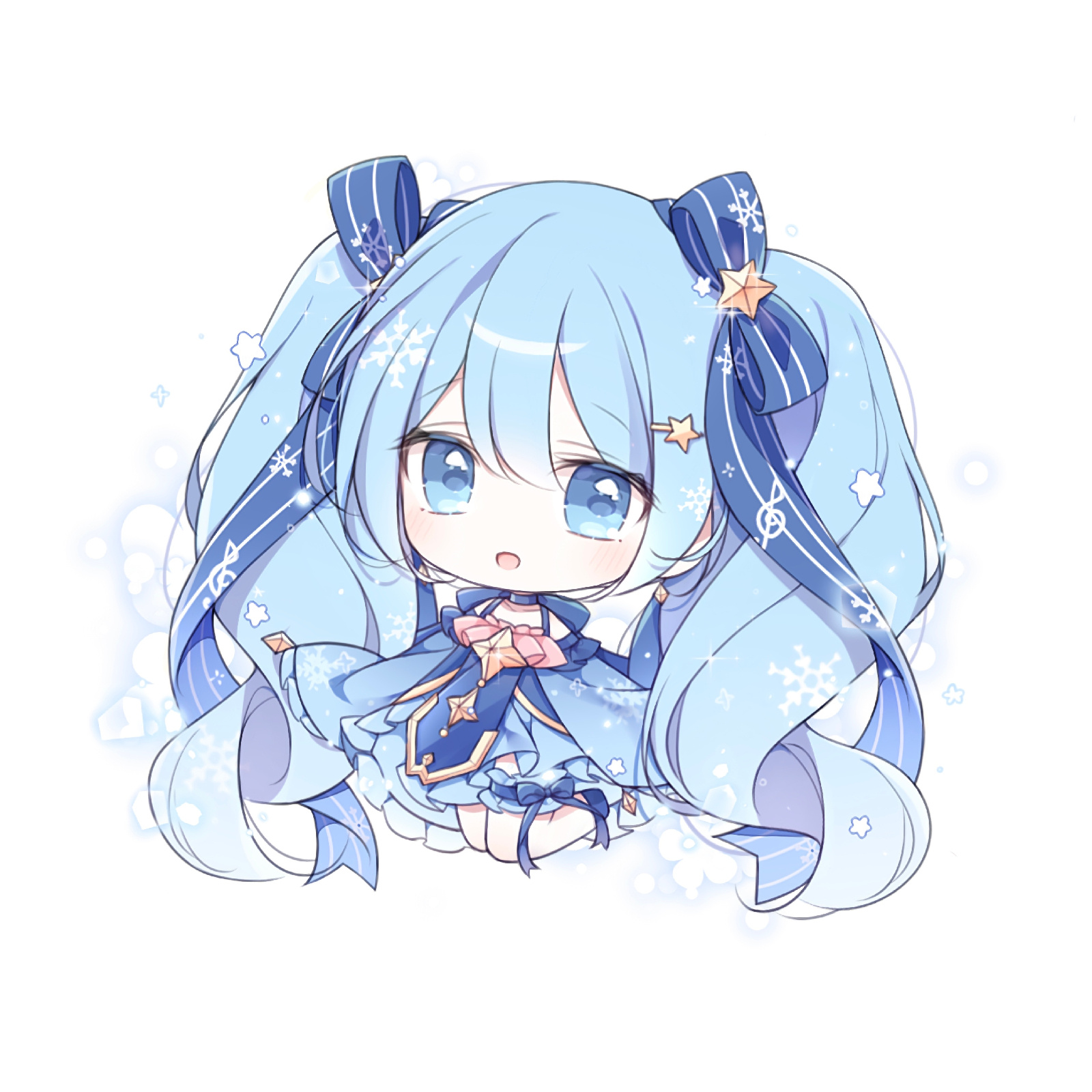 超级可爱的q版二次元女生头像,萌翻了