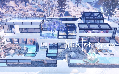 明日之后双人别墅 | winter snow