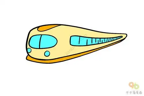 动车简笔画 动车简笔画儿童画