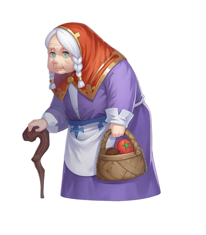 老婆婆立绘完成